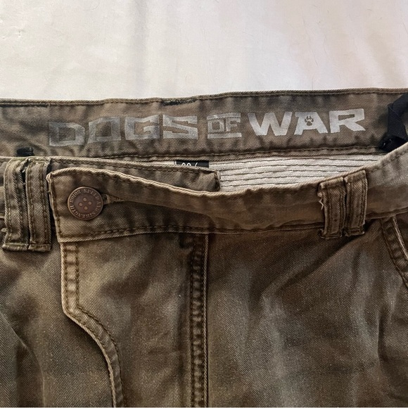 Speed and Strength Dogs of War Green Motorcycle Pants Armored Knees 32x32 - Picture 9 of 16